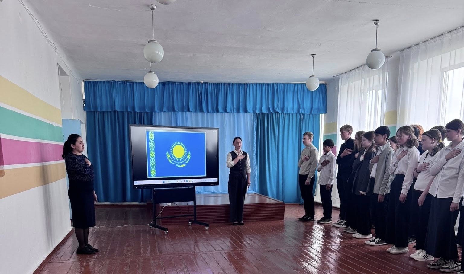 Жеңіс Туы: Ұлы Жеңіске арналған сап түзеу